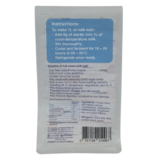 Authentic Milk Kefir Starter Powder