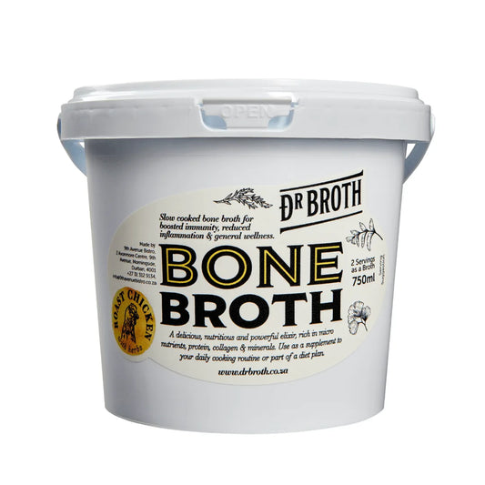 Broth (Bone & Vegan) - Bone Broth Roast Chicken & Herbs 750ml
