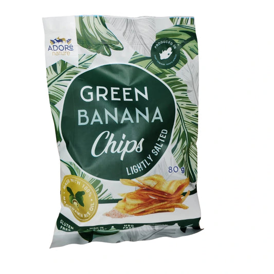 Green Banana Chips - Lightly Salted (80g)
