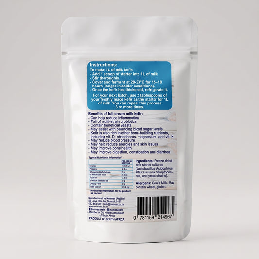 Authentic Milk Kefir Starter Powder