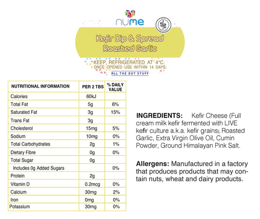 Garlic Roasted Kefir Dip & Spread