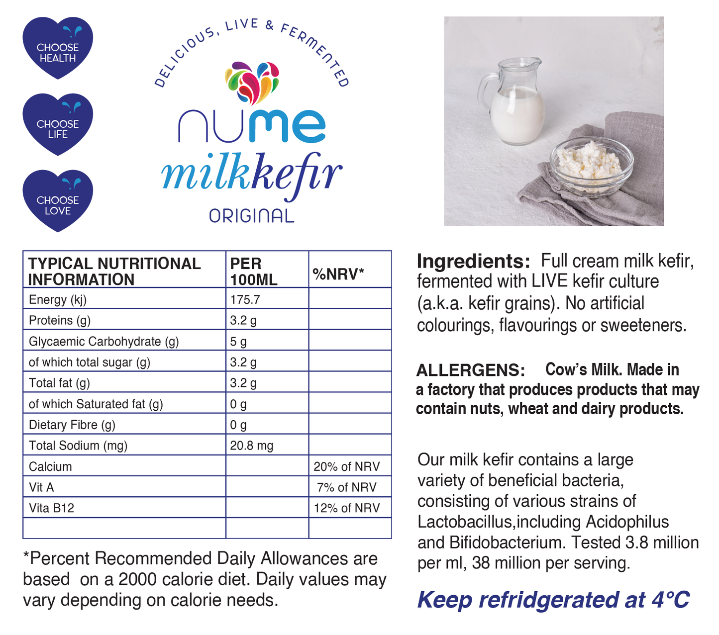 Natural Milk Kefir