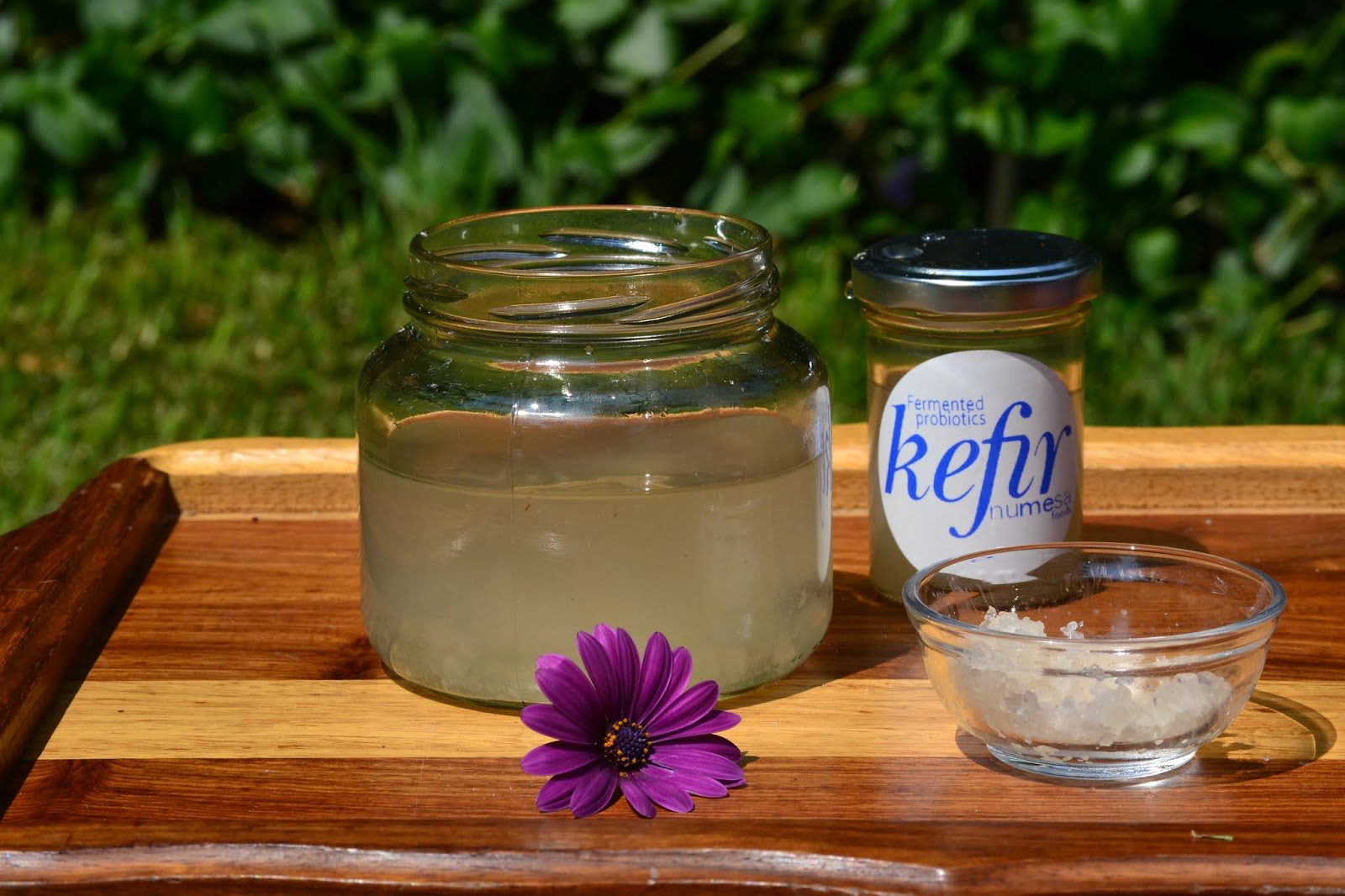You can make your own invigorating Ginger Water Kefir drink!